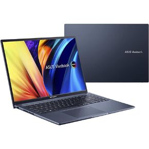ASUS VivoBook 16X Laptop, 16" 4K OLED Display, Intel Core  i7-12700H CPU, Intel Iris Xe Graphics, 16GB RAM, 512GB SSD, Fingerprint Sensor, Windows 11 Home, Quiet Blue, F1603ZA-DS74