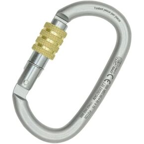 Kong Italy - Ovalone Carbon Screw Sleeve Carabiner - Lunar White