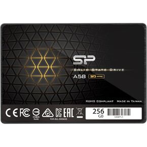 Silicon Power 128GB SSD 3D NAND A55 SLC Cache Performance Boost SATA III 2.5" 7mm (0.28") Internal Solid State Drive (SU128GBSS3A55S25AH)