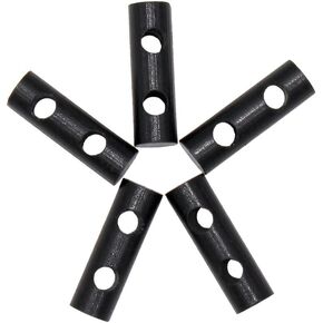 Ferrocerium Toggle Mini Drilled Survival Ferrocerium Rod Flint Fire Starter with Toggle Lanyard Hole(Pack of 5)