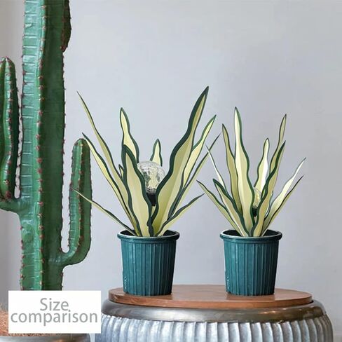 Metal Agave Plant Garden Art, 2 Pack Tequila Rustic Sculpture, Rustic Metal Agave Plants Garden Lawn Home Ornaments, for Yard Stakes, Garden Figurines, Outdoor Patio (2 PCS White Flowers) in Saudi Arabia