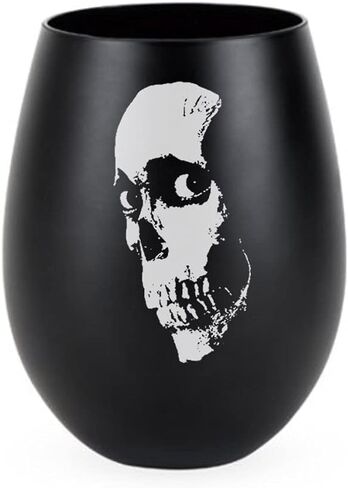 Halloween Gifts, Evil Dead Black Stemless Wine Glass, Halloween Mug, Perfect for Horror Movie Fans in Kuwait