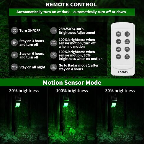 Solar Flood Light Green, Hog Lights for Night Hunting, Waterproof 67 10000LM Hunting Light Solar Powered, with Remote Control, Motion Activated Feeder Green Light for Hunting Hogs Deer Coyote Fish in Saudi Arabia