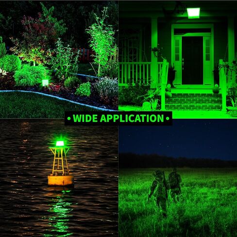 Solar Flood Light Green, Hog Lights for Night Hunting, Waterproof 67 10000LM Hunting Light Solar Powered, with Remote Control, Motion Activated Feeder Green Light for Hunting Hogs Deer Coyote Fish in Saudi Arabia
