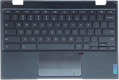 Replacement for Lenovo 100e Chromebook 2nd Gen 81MA Laptop Upper Top Cover Case Palmrest Keyboard Touchpad Assembly Part 5CB0T79741 Black in Saudi Arabia