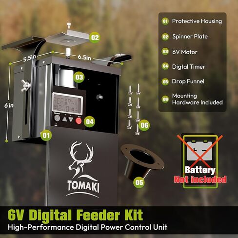 6V Game Deer Feeder Kit with Motor and Timer in Kuwait