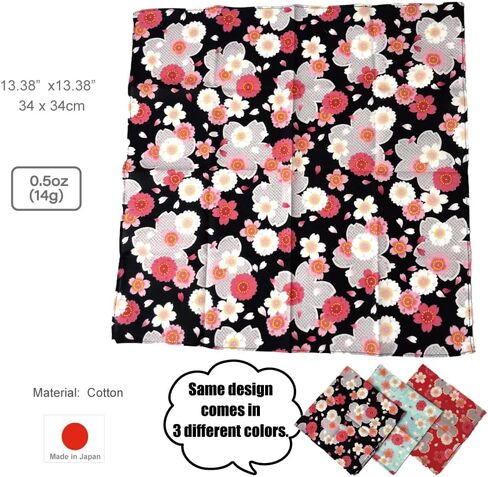Japanese Handkerchiefs for Women [ Made in Japan ] Womens Ladies Handkerchiefs/Hankies/Kerchief in Saudi Arabia