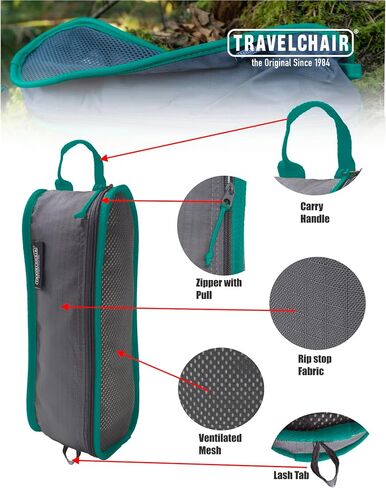 Travel Chair Joey Gear Bag: Durable Mesh Organizer for Tools, Ice Scraper, Pet Supplies, Compact Camping Chairs, Golf Supplies & More - Easy Maintenance, Multi-Functional in Saudi Arabia