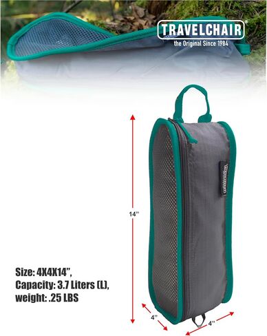 Travel Chair Joey Gear Bag: Durable Mesh Organizer for Tools, Ice Scraper, Pet Supplies, Compact Camping Chairs, Golf Supplies & More - Easy Maintenance, Multi-Functional in Saudi Arabia