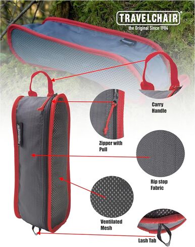 Travel Chair Joey Gear Bag: Durable Mesh Organizer for Tools, Ice Scraper, Pet Supplies, Compact Camping Chairs, Golf Supplies & More - Easy Maintenance, Multi-Functional in Saudi Arabia