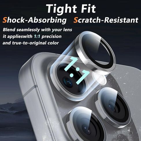 for iPhone 16 Pro Privacy Screen Protector + Camera Lens Protector [Individual Lens + Installation Tray] 9H Anti Spy Tempered Glass, Camera Screen Cover Case Friendly iphone 16 Pro - 2 + 2 Pack in Saudi Arabia