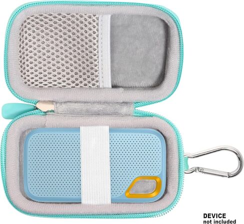 حافظة Alltravel لـ SanDisk 1 تيرابايت، 2 تيرابايت، 4 تيرابايت Extreme Portable SSD - ما يصل إلى 1050 ميجابايت / ثانية وSanDisk 1 تيرابايت SSD محمول - ما يصل إلى 800 ميجابايت / ثانية (أسود) in Kuwait