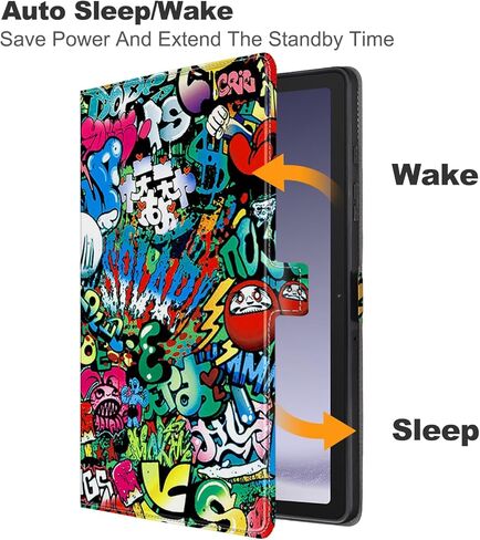 حافظة لهاتف سامسونج جالاكسي تاب A9 بلس، غطاء مغناطيسي رفيع للغاية لجهاز جالاكسي تاب A9+ 5G، أسود in Kuwait