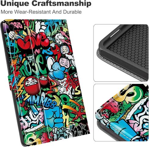 حافظة لهاتف سامسونج جالاكسي تاب A9 بلس، غطاء مغناطيسي رفيع للغاية لجهاز جالاكسي تاب A9+ 5G، أسود in Kuwait