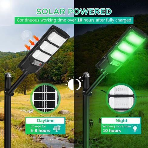 أضواء الخنزير للصيد الليلي، ضوء Zuomeng الشمسي الأخضر، ضوء تغذية منشط بالحركة مع إنذار عن بعد بطول 300 قدم، إضاءة لاسلكية خارجية للخنزير والغزلان in Kuwait