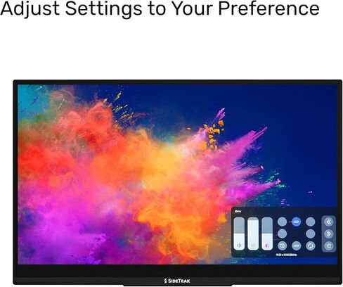SideTrak Solo Pro 15.8" Portable Monitor - FHD 1080P LED Anti-Glare IPS Screen, Dual Display, for Mac, PC, Chrome Laptops, Game Consoles, USB or Mini HDMI Power, Double DisplayPort, Speakers, and HDR in Kuwait