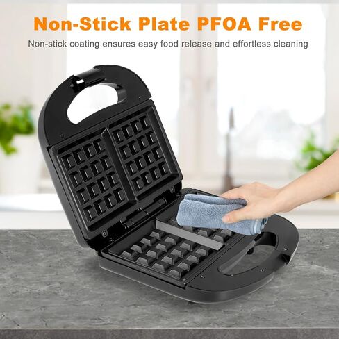 Waffle Maker Electric Waffle Machine Waffle Irons Non-Stick Small Waffle Maker in Saudi Arabia