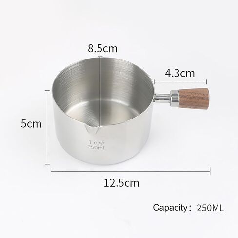Stainless Steel 1 Cup Dog Cat Food Measuring Scoop for Dry and Wet Food, Accurate Measurement for Rice, Flour, Grain in Saudi Arabia