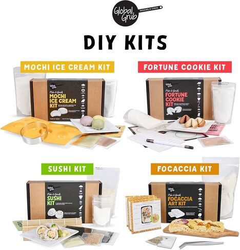 مجموعة تشورو DIY من جلوبال جروب - تتضمن مجموعة تشورو محلية الصنع مزيج تشورو وسكر القرفة ومزيج غمس الشوكولاتة ومجموعة أنابيب تشورو وتعليمات الطبخ. يجعل 40 كروس. هدية عظيمة لمحبي تشورو! in Saudi Arabia
