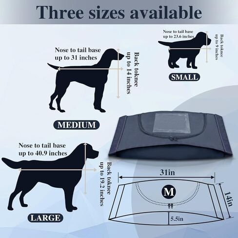 Pet Burial，Eco Friendly Pet Body Bag，Pet Burial Box for Every Breed Size， Pet Casket for Burial and Cremation (M) in Saudi Arabia