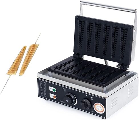 Christmas Tree Waffle Maker Mini | Waffle Stick Maker | Hotdog Waffle Maker | Non-Stick Teflon Coating,110V 50-300℃/122-572℉ Adjustable in Saudi Arabia