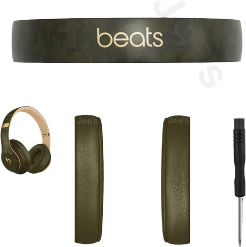 Same As Genuine OEM Original Studio 3 Wireless Headband Arch + Muff Cushions Ear Pads Replacement Repair Kit Compatible for A1914 Model Parts (Shadow Gray) in Saudi Arabia