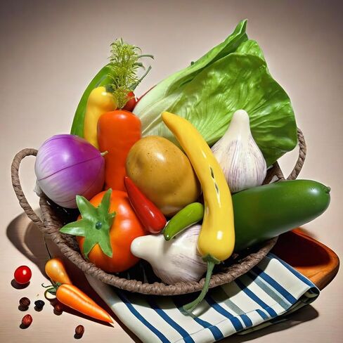 3pcs Realistic Artificial Fake Lettuce, Fake Vegetable, Artificial Vegetables for Decoration, Home Kitchen Decor,PU Simulation Vegetable in Saudi Arabia