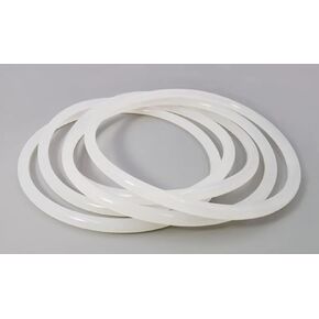White 6/7/8 quart Slow Cooker Lid Rubber Lock Strap, 8 quarts