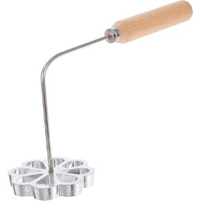Fried Snack Mold with Handle for Kitchen Cooking Rosette Bunuelos Cookie Maker Waffle Timbale Funnel Cake Mold Tool