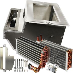 صندوق سخان ألومنيوم مناسب لـ Kenworth W900 / W900L، W900B، T600 / T660، T800 AC، صندوق HVAC يتضمن جميع أجزاء أجزاء OEM F31-1036-1، F31-10361، F31-1064-11112 42100002