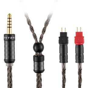 4.4mm Balanced Cable Compatible with Sennheiser HD650, HD600, HD580, HD660S, HD660S2, HD58X, Massdrop HD6XX Headphone 16 Core Silver Plated Replacement Upgrade, 2Meters 6.5Ft in Saudi Arabia