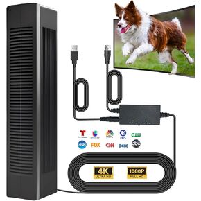 TV Antenna - TV Antenna for Smart TV Indoor,Digital Antenna for Smart TV Indoor,Supports 4K 1080p All TVS,TV Antenna for Local Channels