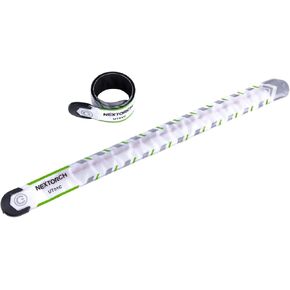NEXTORCH LED Slap Armband Lights Rechargeable Safety Wristband Lights (1 Pack)