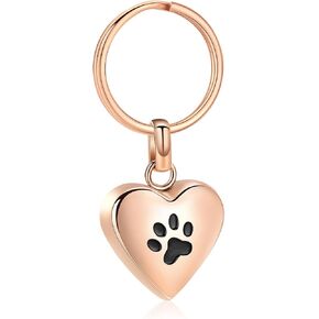 Cremation Urn Keychain for Pet Ashes, Cremation Jewelry for Human Ashes Dog Cat Cremation Keepsake Memorial Urn Keychain Ash Holder for Pet