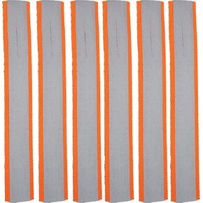 Allen Company 6" Flagging Strips, Highly Reflective, 6-Pack, Orange