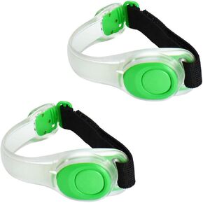 Christmas LED Light Up Armband, Reflective Adjustable Wearable Silicone Running Belt Strap/Waterproof Glow in The Dark for Running Jogging Walking Cycling Concert Camping Outdoor Sports