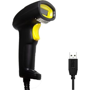 1D 2D Barcode Scanner Wireless and Wired Handheld Barcode Scanner Compact Plug and Play Model Automatic Fast and Precise scanning Suitable for Warehouses, supermarkets, Libraries, etc