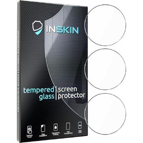 Inskin Screen Protector for Samsung Galaxy Watch 6 Classic 43mm - 3-Pack, 9H Tempered Glass, Ultra HD, Case-Friendly