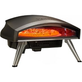 VEXON 16 Gas Pizza Oven – 28mbar Propane Outdoor Pizza Oven, Portable Pizza Oven for Stonebaked 16 Inch Pizzas, With Gas Hose,Countertop Pizza Maker, Outdoor Pizza Cooker