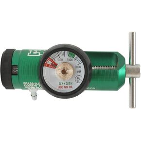Ever Ready First Aid Oxygen Regulator CGA-870 Gauge Flow Rate - 0-25LPM