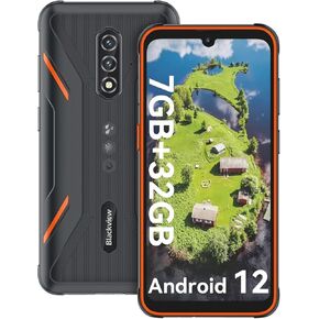 Blackview BV5200 Rugged Smartphone Unlocked, 7GB+32GB/1TB Expand Android Phone, IP68/IP69K Waterproof, 5180mAh Battery, 6.1" HD+13MP Camera, NFC, Glove Mode, Dual SIM Unlocked Phones, Face Unlock