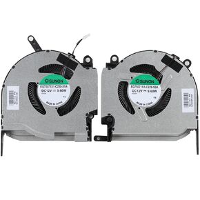 New CPU and GPU Cooling Fan for HP OMEN 16-K 16-N 8 Pro 16-K0013DX 16-K0023DX RTX3060 RTX3070 TPN-Q280 TPN-Q281 N18100-001 N18099-001 EG75071S1-C220-S9A EG75071S1-C230-A9A DC 12V Fan