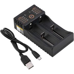 USB Charger Liitokala Lii-202 USB Battery Charger for 18650/18490 / 18350/17670 / 17500/16340(RCR123)