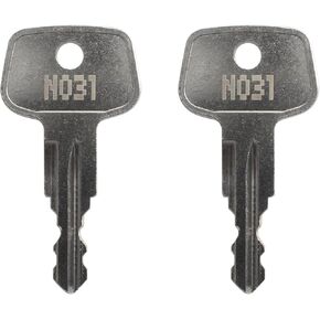 N031 Key for Thule Key Replacement,Fits for Thule Roof Rack Accessories,Car Ski Rack,Crossbars Key Etc(2PCS)