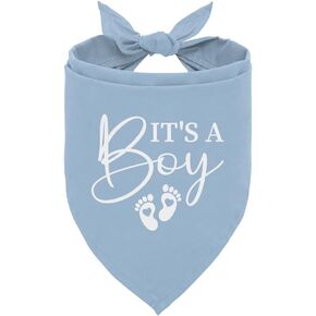 It's A Boy Dog Bandana, Dog Bandanas Boy, Gender Reveal Dog Bandana, Pregnancy Reveal Ideas, Pet Accessories for Pet Dog Lover, Dog Bandana for Small Medium Dogs, Baby Announcement (D85)