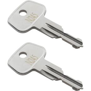 N245 Key Replacement (2 Pcs) for Thule Ski,Cargo Box,Roof,Crossbars and Carrier Racks Code N245
