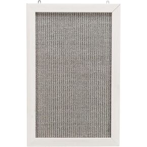 TRIXIE Wall Mount Scratching Board for Corners, Vertical Scratching Mat for Small Places, Sisal Cat Scratcher, Beige