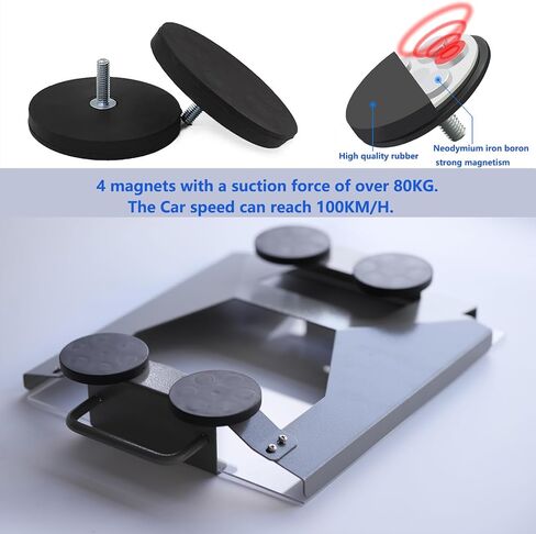 Starlink Mini Roof Mount, Starlink Mini car mount,Starlink Mini Magnetic Mount With Silicone Pate and Silicone Gasket to Protect the Dish. in Saudi Arabia