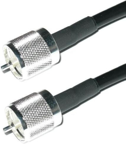 MPD Digital I LMR240 Coaxial Cable I PL259 Male to PL259 Male MPD Connectors I Low Loss RF Coax I CB, Ham Radio, Transmitters, Antenna I 15 FT in Kuwait