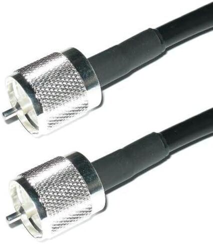 MPD Digital I LMR240 Coaxial Cable I PL259 Male to PL259 Male MPD Connectors I Low Loss RF Coax I CB, Ham Radio, Transmitters, Antenna I 15 FT in Kuwait
